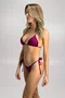 Sutiã Biquíni Cortininha Bordô Vila Rica | Ilha Bikini