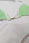 Sutiã Biquíni Cortininha Off White Textura Isabela | Ilha Bikini