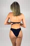 Sutiã Biquíni Noronha Preto Canelado