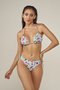 Sutiã Biquíni Cortininha Com Bojo Frutas Tropicais