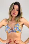 Sutiã Biquíni Noronha Floral Amarelo