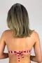 Sutiã Biquíni Noronha Listras Vermelho