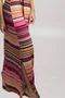 Vestido Longo Laranja Listras Paraíba | Ilha Bikini