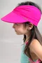 Viseira Turbante Infantil Rosa Neon